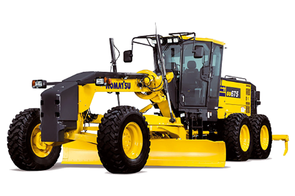 Komatsu Yellow Equipment : Motor Graders